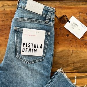 Pistola Demim NWT High Rise Crop Boot